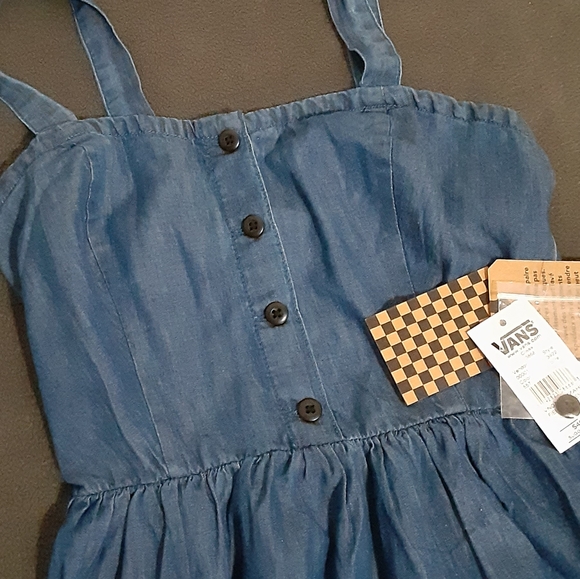 Vans Womens Denim Summer Dress (Vintage Blue) - Picture 10 of 10